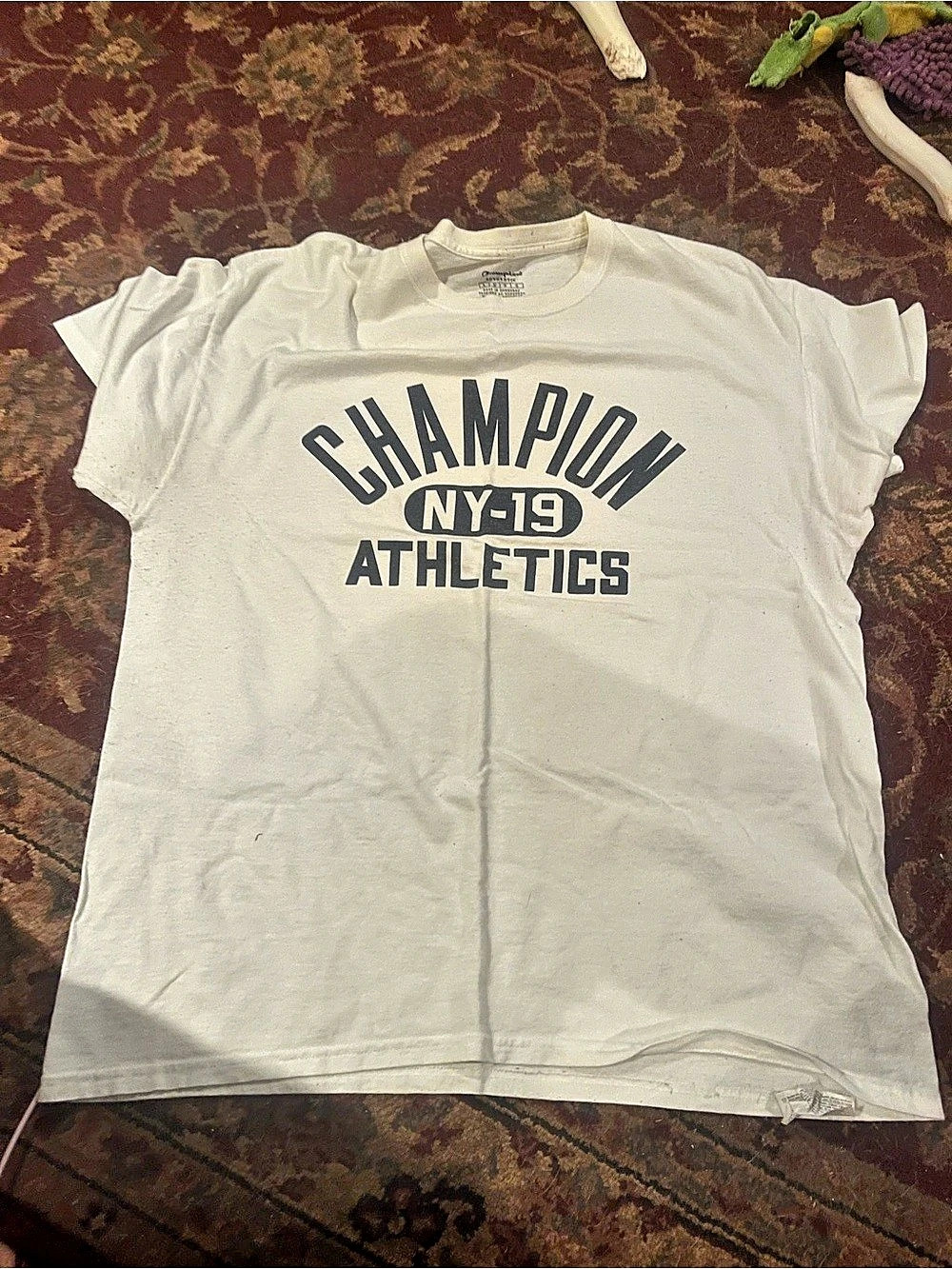Champion NY-19 Athletics Graphic Tee in White